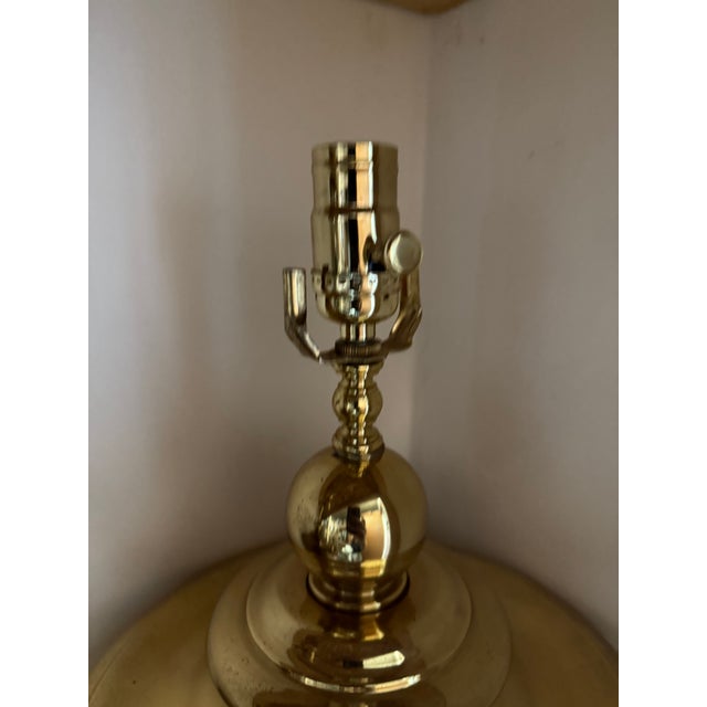 A Pair of 1960s Chapman Brass Urn Style Table Lamps For Sale - Image 13 of 18