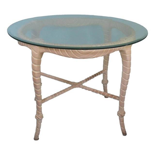 Knotted Rope Dining Table For Sale