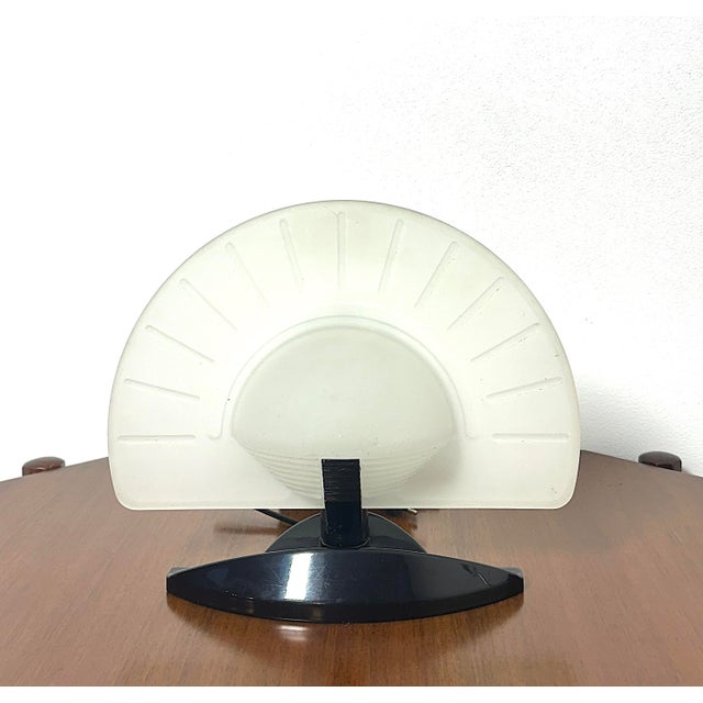 Black Glass Capriccio Lamp by Vincenzo Missanelli for Ladue, Italy, 1980s For Sale - Image 8 of 8