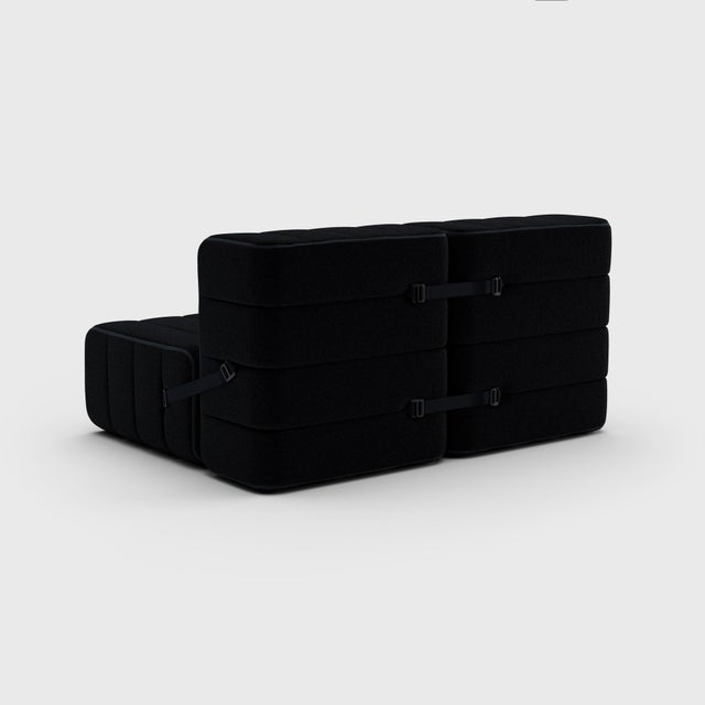 Contemporary Flexible Two-Seater Sofa by Ambivalenz, Set of 4 For Sale - Image 3 of 5