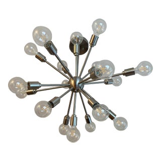 18-Light Classic Mid-Century Modern Sputnik Chandelier For Sale
