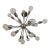 18-Light Classic Mid-Century Modern Sputnik Chandelier For Sale