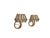 Elegant bent organic Bamboo/Rattan Wall Sconces in the style of Louis Sognot, 1960s. Very nice designed, handcrafted from...