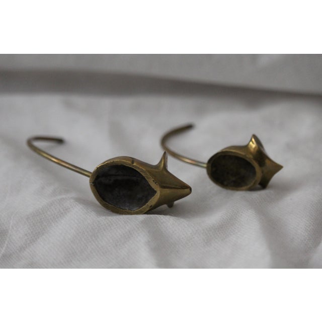 1970s Vintage Gold Mice Figurines, 1970s, Set of 2 For Sale - Image 5 of 15