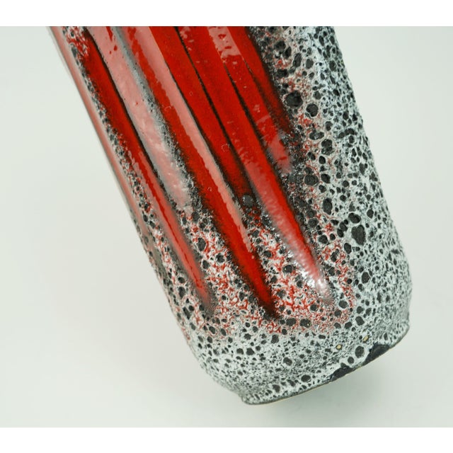 Ceramic Vintage West German Vase with Lora from Scheurich Keramik For Sale - Image 7 of 13