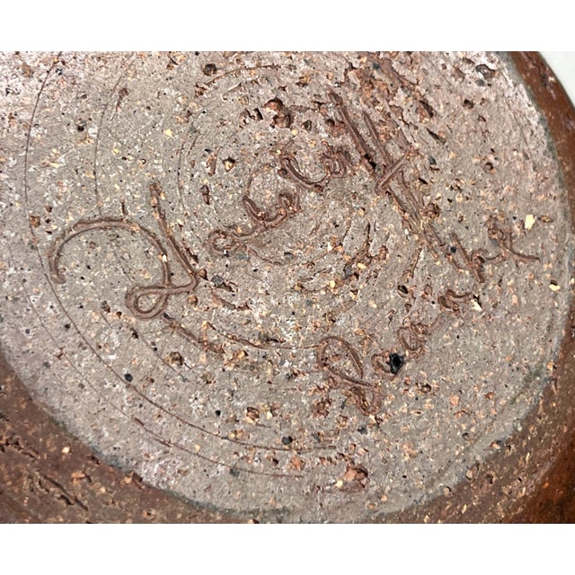 Mid-Century Modern Danish Studio Pottery Bowl or Wall Plate from Jim & Henny Waldorff, Svaneke, Bornholm, 1960s For Sale - Image 16 of 17