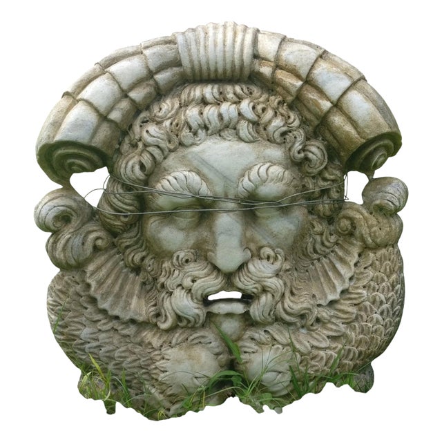 Unknown, Neptune Mask, 19th Century, Marble For Sale