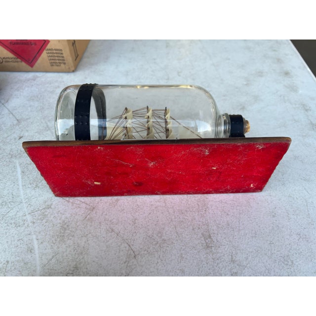 Vintage Ship in a Bottle For Sale In West Palm - Image 6 of 8