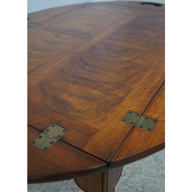 Wright Table Co Chippendale Walnut Butler Coffee Table For Sale - Image 9 of 16