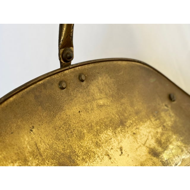 Metal 20th Century French Brass Firewood Holder For Sale - Image 7 of 13
