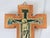 Italian Gold Leaf Wall Crucifix For Sale - Image 4 of 10