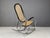Vintage Chrome and Rattan Rocking Chair, 1960s For Sale - Image 9 of 11
