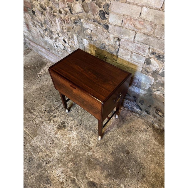 1950s Vintage Danish Sewing Table, 1950s For Sale - Image 5 of 18
