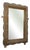 Illuminated Golden Murano Glass and Brass Wall Mirror, 2000 For Sale