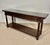 Large Spanish Walnut Rustic Console with Three Drawers and Lower Shelf, 1930s For Sale - Image 9 of 15