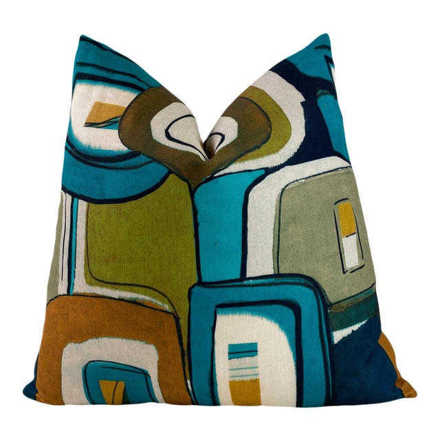 MidCentury ModernStyle Throw Pillow With Feather/Down Insert Chairish