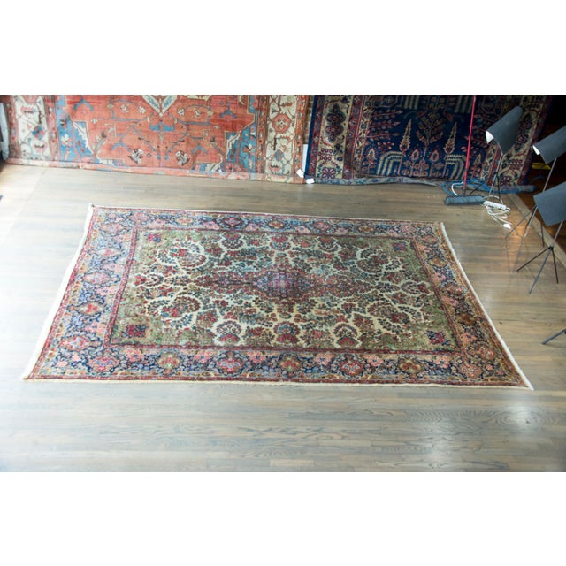 Early 20th Century Persian Kirman Rug For Sale In Chicago - Image 6 of 15