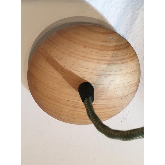 1990s Vintage Rope Ceiling Pendant Light For Sale - Image 5 of 6
