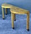 Wood Vintage Boho Faux Finished Demilune Tables - A Pair For Sale - Image 7 of 12