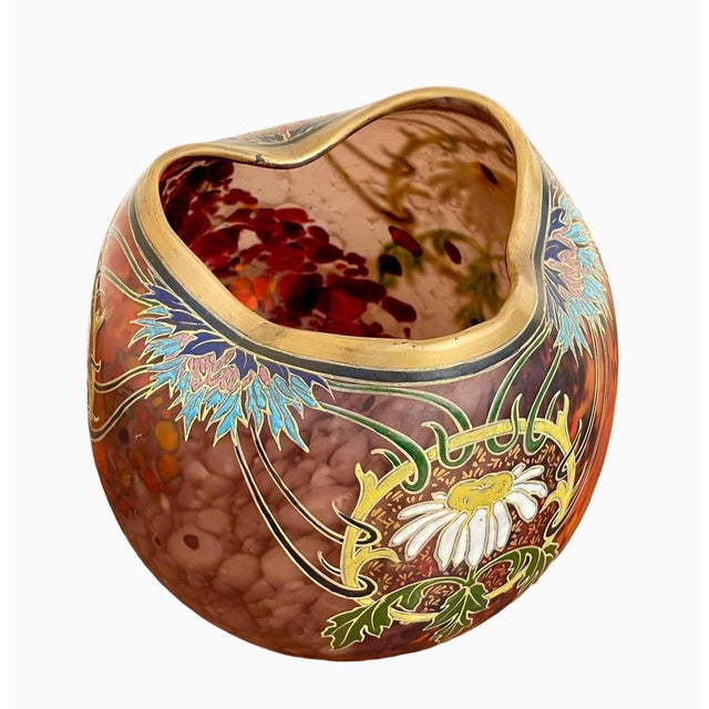 Ball Vase with Polylobed Neck For Sale - Image 10 of 12