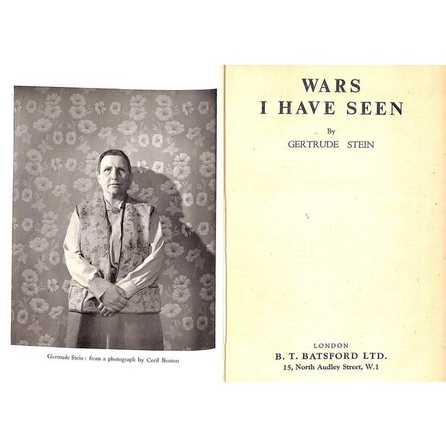 STEIN, Gertrude [191] pp. B.T. Batsford Ltd 1945 8 3/4" x 5 7/8" w/ wraparound jacket design by Cecil Beaton The great...