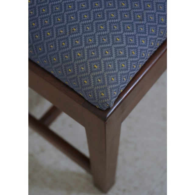 Chippendale Kittinger Colonial Williamsburg Chippendale Mahogany Stool For Sale - Image 3 of 13