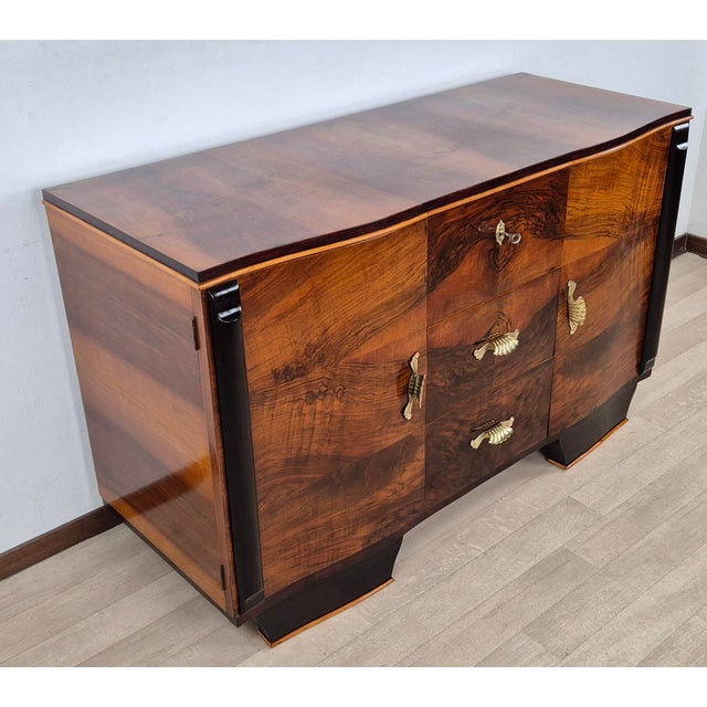 Wood Art Deco Venetian Sideboard, 1939 For Sale - Image 7 of 18