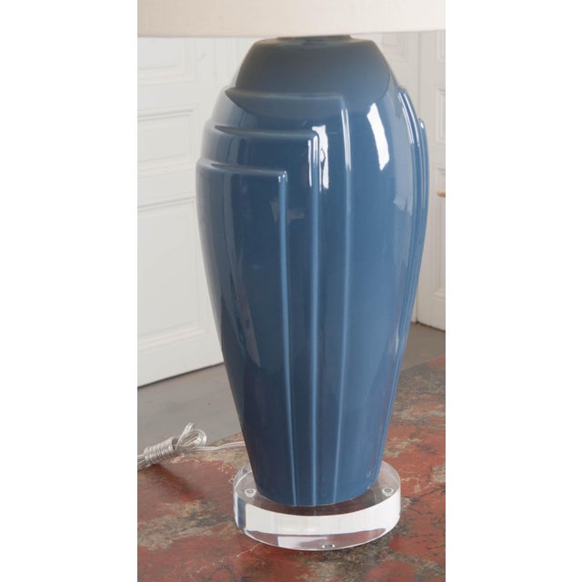 Vintage Art Deco Style Lamps With Shades a Pair Chairish