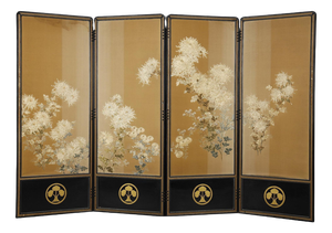 Japanese Chrysanthemum Screen, 1890