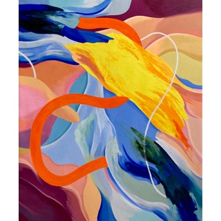 “Fiction” Contemporary Abstract Oil Painting For Sale
