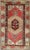 Textile Vintage Turkish Oushak Rug With Geometric Tribal Medallion in Red and Green For Sale - Image 7 of 7
