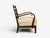 German Modern, Lounge Chairs, Oak, Beige Shearling, Germany, 1940s For Sale - Image 9 of 13