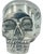 Details: -Perfect for desk/tabletop decor! -Skull made of unknown silver metal -Bottom has black felt-like material -Item...
