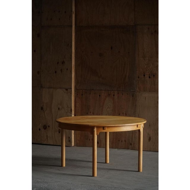 1950s Mid-Century Modern Øresund Dining Table in Oak & Brass by Børge Mogensen for Karl Andersson & Söner, 1950s For Sale - Image 5 of 16