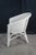 White Late 20th Century 2 Wicker White Painted Boho Chic Cottage Farmhouse Patio Armchairs For Sale - Image 8 of 11