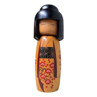 Vintage Sōsaku Kokeshi by Sato Suigai, 1970s For Sale