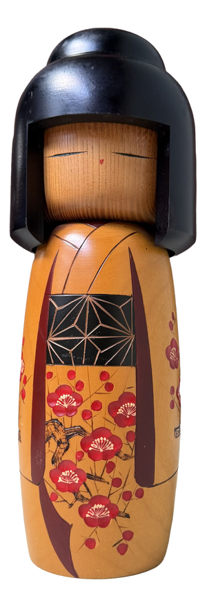 Vintage Sōsaku Kokeshi by Sato Suigai, 1970s