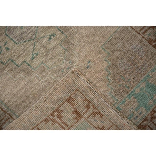 Old New House Vintage Distressed Oushak Rug - 2'6" x 3'10" For Sale - Image 4 of 9
