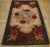 Antique American hooked rug 2.8" x5.0". Antique American Hooked Rug American Floral, Circa Date: 1925. This exceptional...
