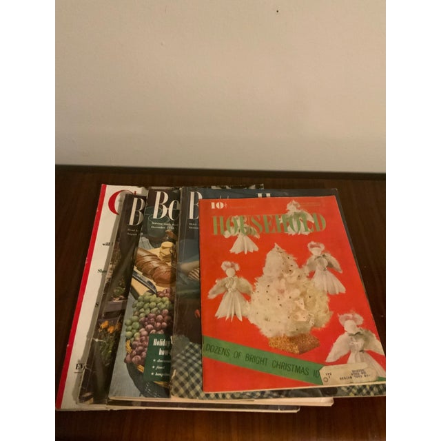Extremely Rare, Curated, Vintage 1940s-1950s Christmas Holiday and Autumn Lifestyle Magazine Collection - Set of 5 For Sale - Image 12 of 13