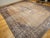 Tan Vintage Turkish Oushak Rug, Hand-Knotted Wool, Geometric Design, Camelhair, 15' X 18' For Sale - Image 8 of 18