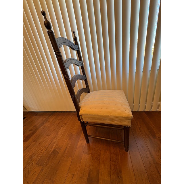 1940s Spanish Style Mahogany Dining Table + Matching 8 Chairs For Sale - Image 9 of 9