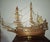 Brown Large Model of the Ship La Couronne French Vessel, 1636 For Sale - Image 8 of 9