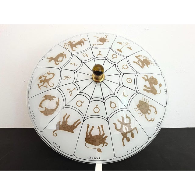 1970s Astrological Star Flush Light For Sale - Image 9 of 18