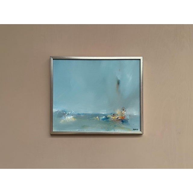 Jan Ed, Seascape, 1986, Oil on Canvas, Framed For Sale - Image 11 of 18