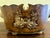Brown Vintage Neoclassical Faux Bois Tole Cachepot With Laurel Wreath Mounts For Sale - Image 8 of 11