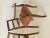 Set of Vintage French Chairs in Leather and Oak, 1950 For Sale - Image 10 of 13