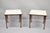 Hans C Andersen Danish Mid Century Modern Teak & Formica Snack Side Table - Pair For Sale - Image 12 of 12