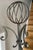 Wrought Iron Coat & Hat Rack Distinctive Spiral Globe Top Tripod Base Brutalist For Sale In Philadelphia - Image 6 of 12