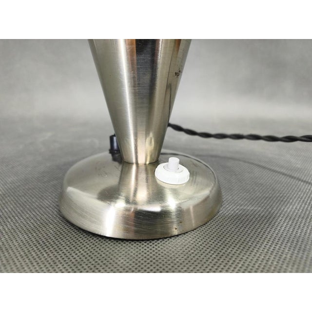 Bauhaus Chrome Table Lamp with Adjustable Shade, 1930s For Sale - Image 6 of 10